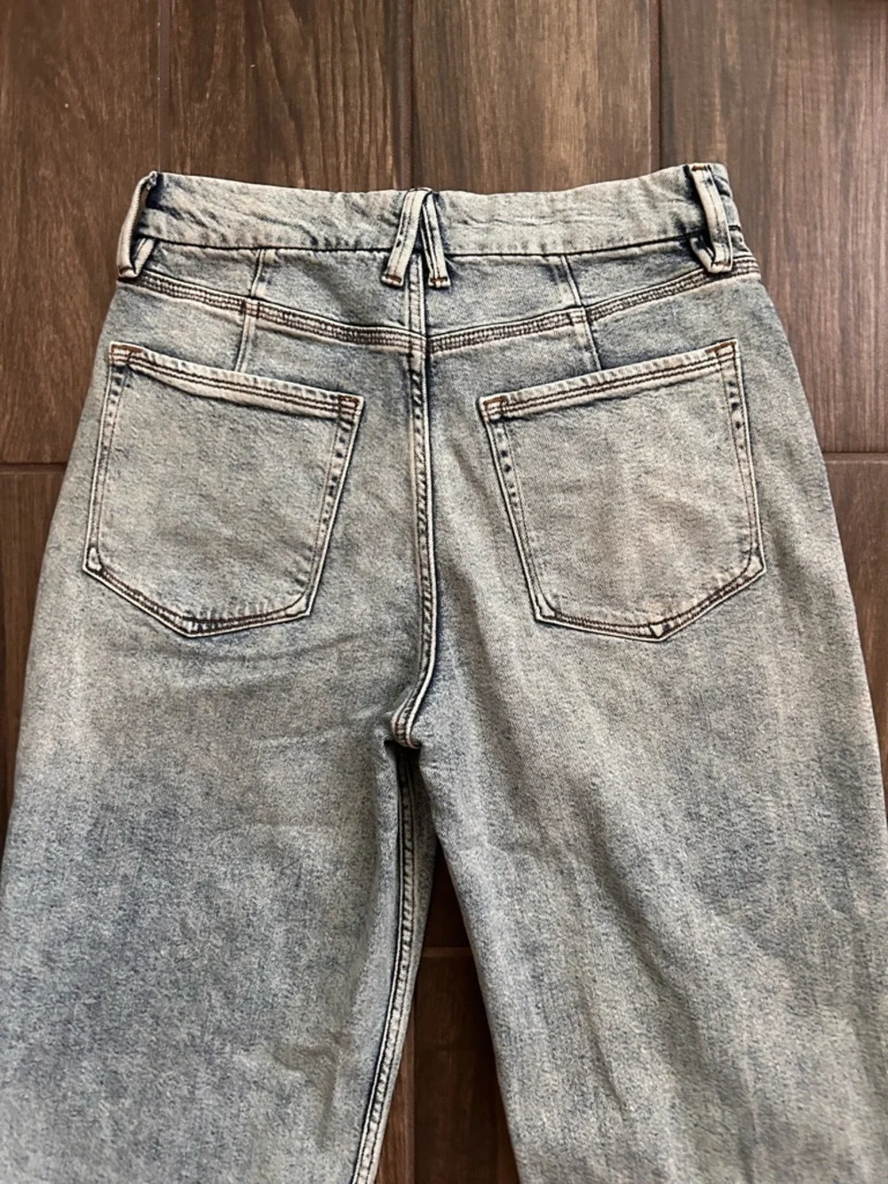 Good American Good 90s Straight Leg Jeans in Blue690 Sz 4/27